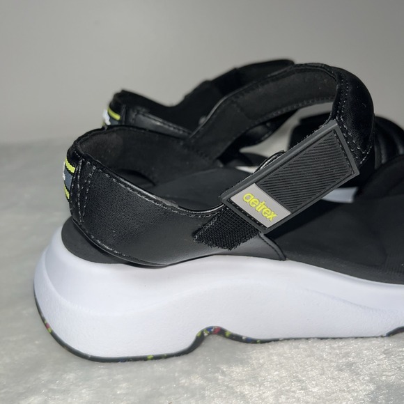 Aetrex Whit Sport Sandals Women's Size 10 Black Wedge Comfort Ankle Strap Shoes - Picture 6 of 16